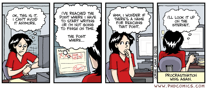 Procrastination PhDComics